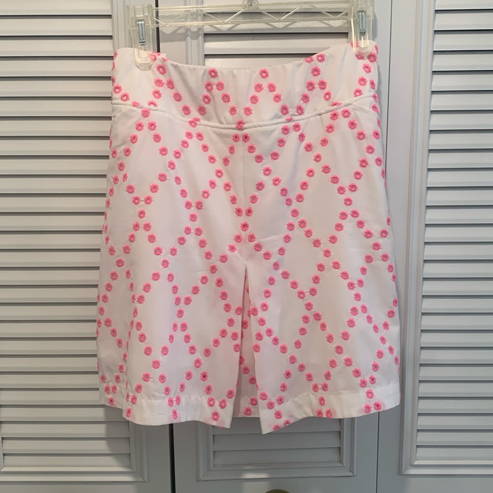 Lilly Pulitzer Monica Skort Prosecco Pink Diamond Eyelet